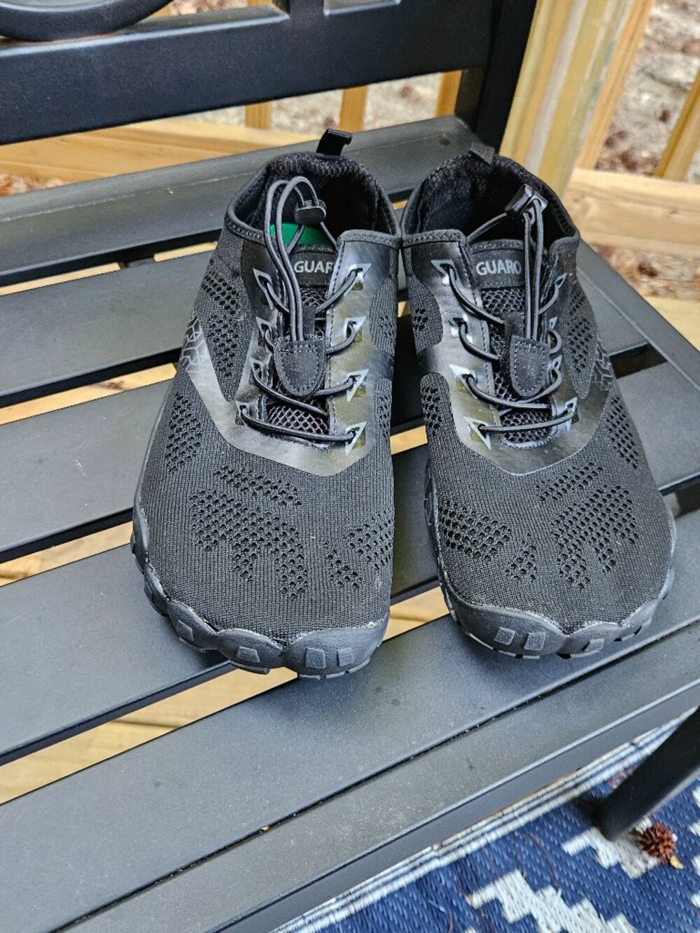 Unisex Saguaro Black Barefoot Shoes EU Size 45